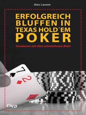 cover image of Erfolgreich bluffen beim Texas Hold'em